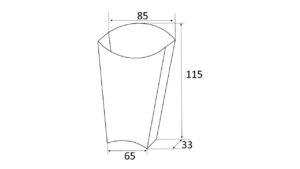 Упаковка для снеков “М” (65х115) с индивидуальным дизайном