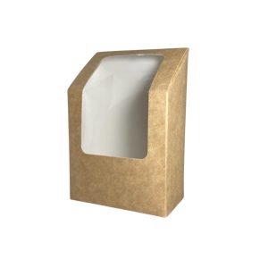 Паковання для тортильї та ролів з вікном (90х50х130 мм). 800 шт/ящ